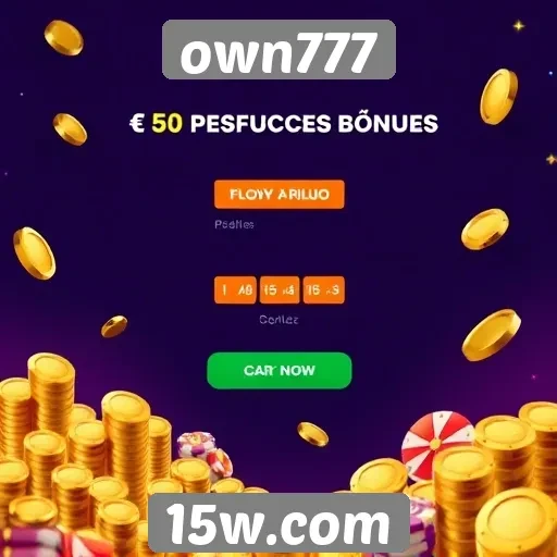 Recursos de bônus disponíveis na plataforma own777